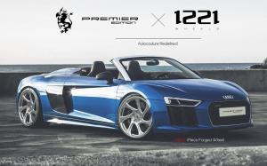 Audi R8 V10 Spyder on Premier Edition Wheels (CSD-F) 2019 года